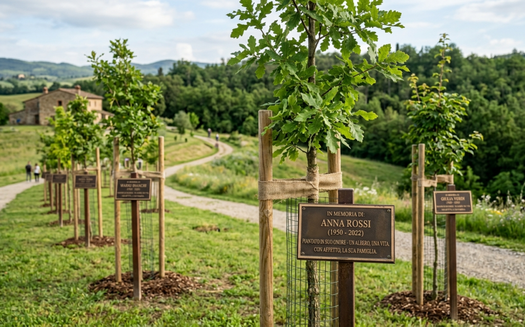 biodiversità alberi commemorativi perfetta letizia